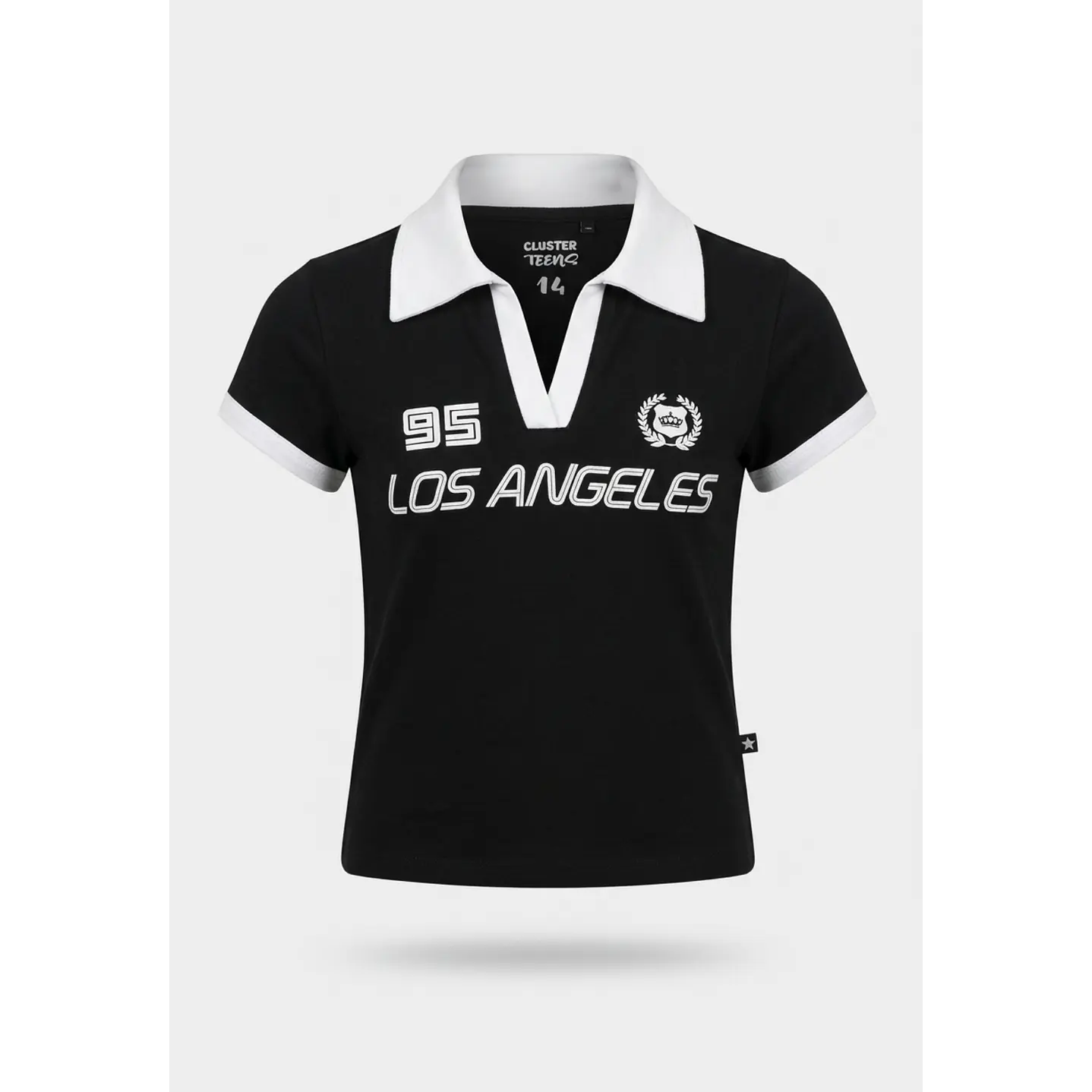 Polera Los Angeles Lola Negro 1
