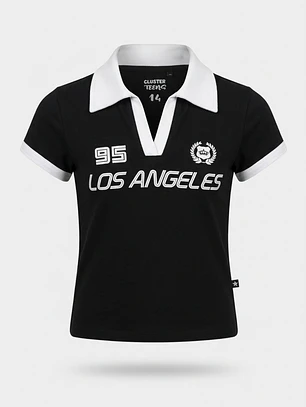 Polera Los Angeles Lola Negro