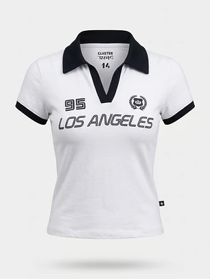 Polera Los Angeles Lola Blanco