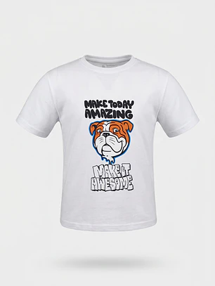 Polera Make It Niño Blanco