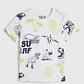 Polera Dino Niño Blanco - Miniatura 2