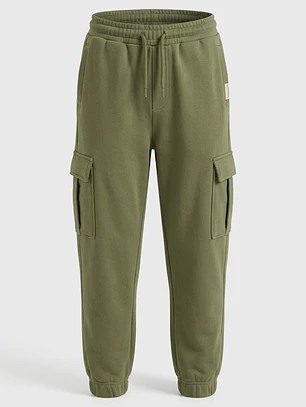 Buzo Cargo Loose Fit Niño Verde