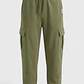Buzo Cargo Loose Fit Niño Verde - Miniatura 1