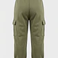 Buzo Cargo Loose Fit Niño Verde - Miniatura 2