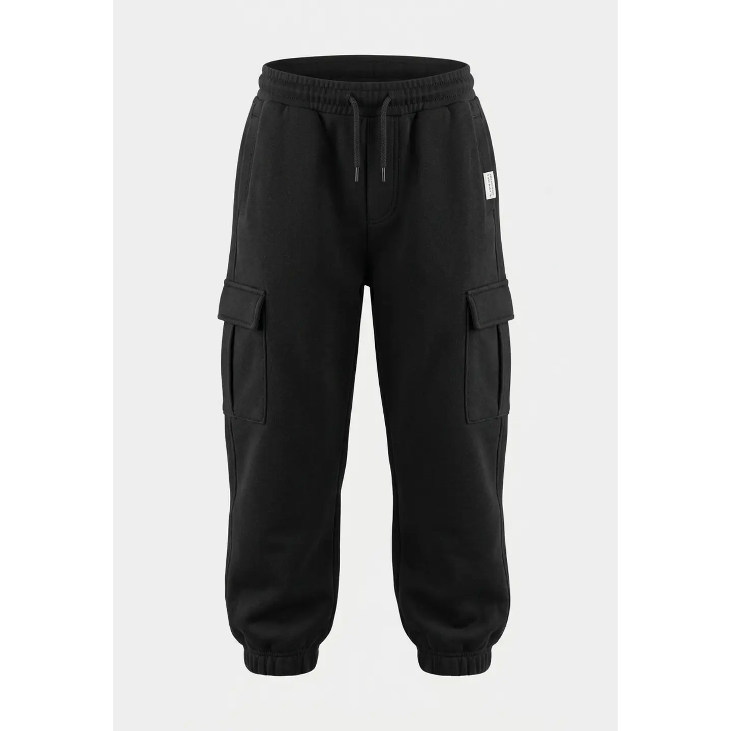 Buzo Cargo Loose Fit Niño Negro 1