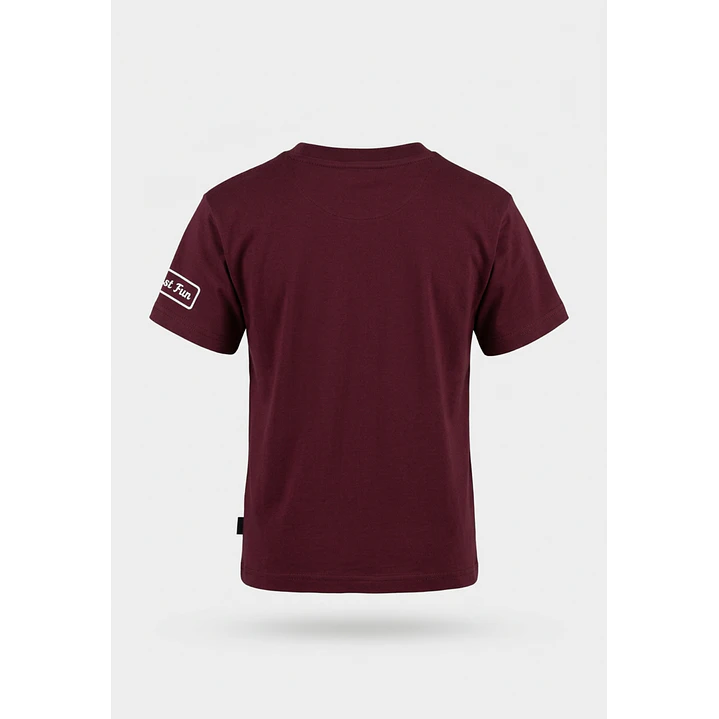 Polera College Niño Burdeo 2