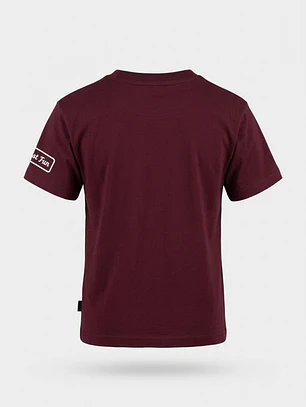 Polera College Niño Burdeo