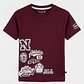Polera College Niño Burdeo - Miniatura 1