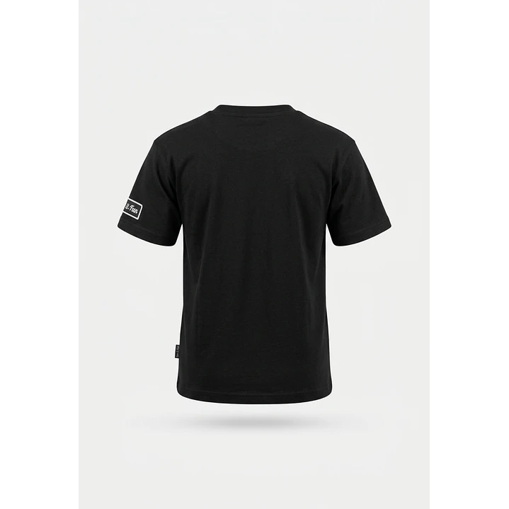 Polera College Niño Negro 2