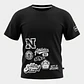 Polera College Niño Negro - Miniatura 1