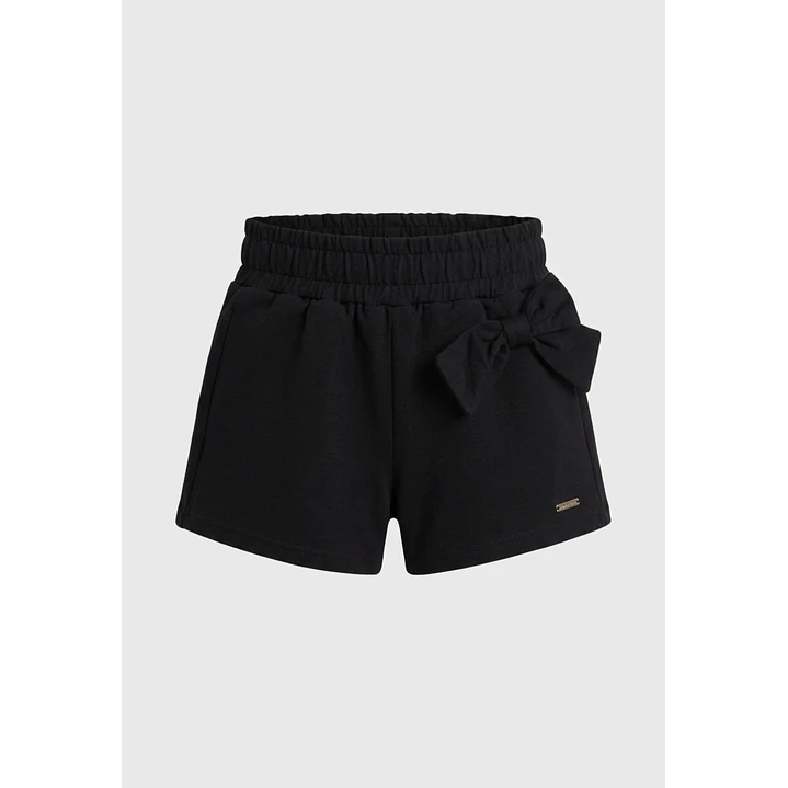 Short Lazo Niña Negro 1