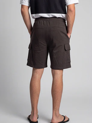 Bermuda Básico Cargo Hombre Café