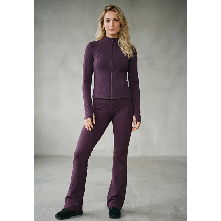 Calza Active Flare Mujer Morado 2