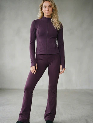 Calza Active Flare Mujer Morado