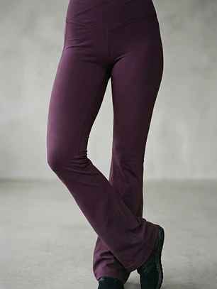 Calza Active Flare Mujer Morado