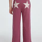 Buzo Parche Estrella Wide Leg Niña Rosado - Miniatura 2