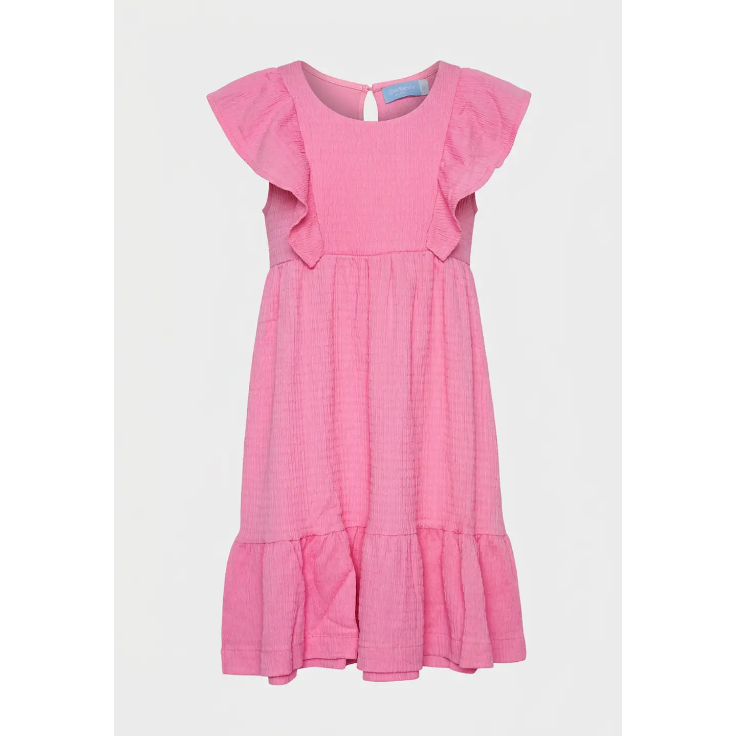 Vestido Largo Fantasía Vuelo Niña Rosado 1
