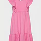 Vestido Largo Fantasía Vuelo Niña Rosado - Miniatura 1