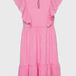Vestido Largo Fantasía Vuelo Niña Rosado - Miniatura 2