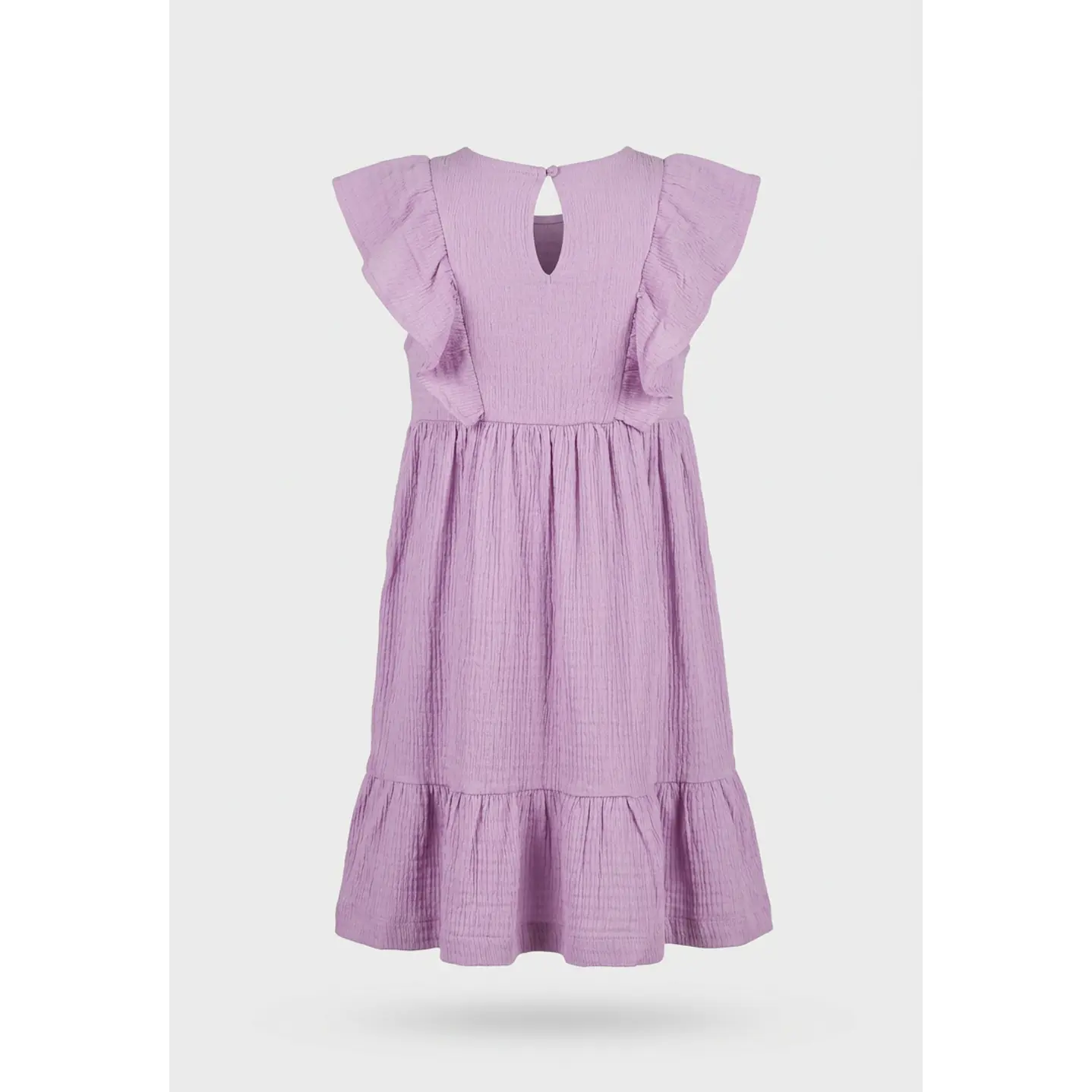 Vestido Largo Fantasía Vuelo Niña Lila 2