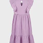 Vestido Largo Fantasía Vuelo Niña Lila - Miniatura 2