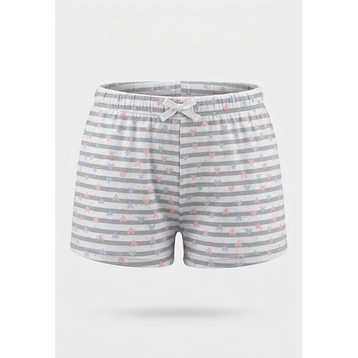 Pijama Corto Weekend Mujer Rosado 2