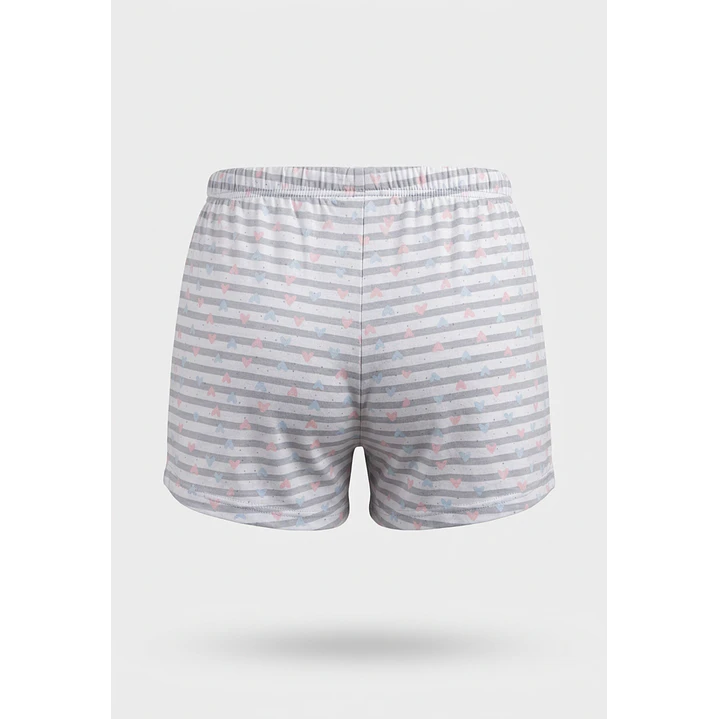 Pijama Corto Weekend Mujer Rosado 4