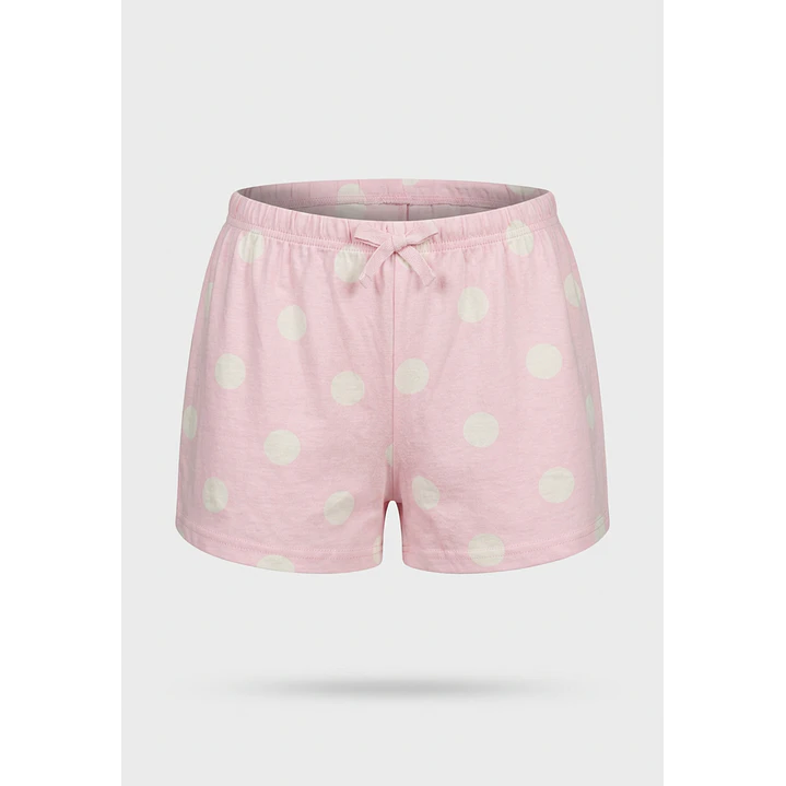 Pijama Corto Dog Mujer Rosado 2