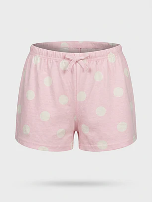 Pijama Corto Dog Mujer Rosado