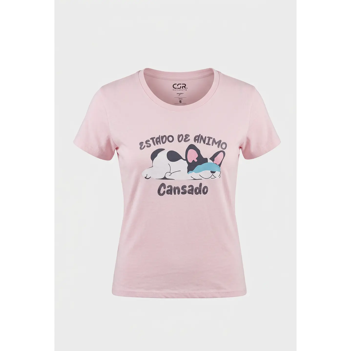 Pijama Corto Dog Mujer Rosado 1