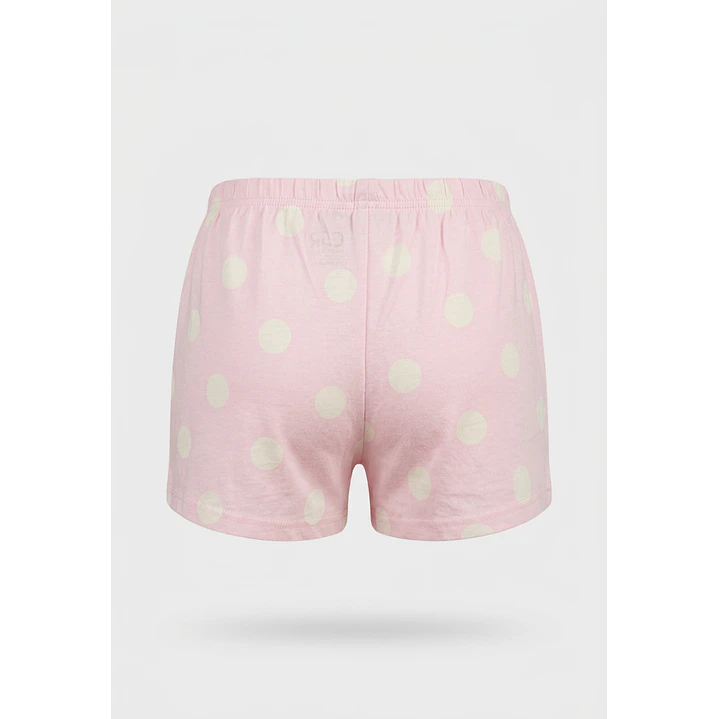 Pijama Corto Dog Mujer Rosado 4