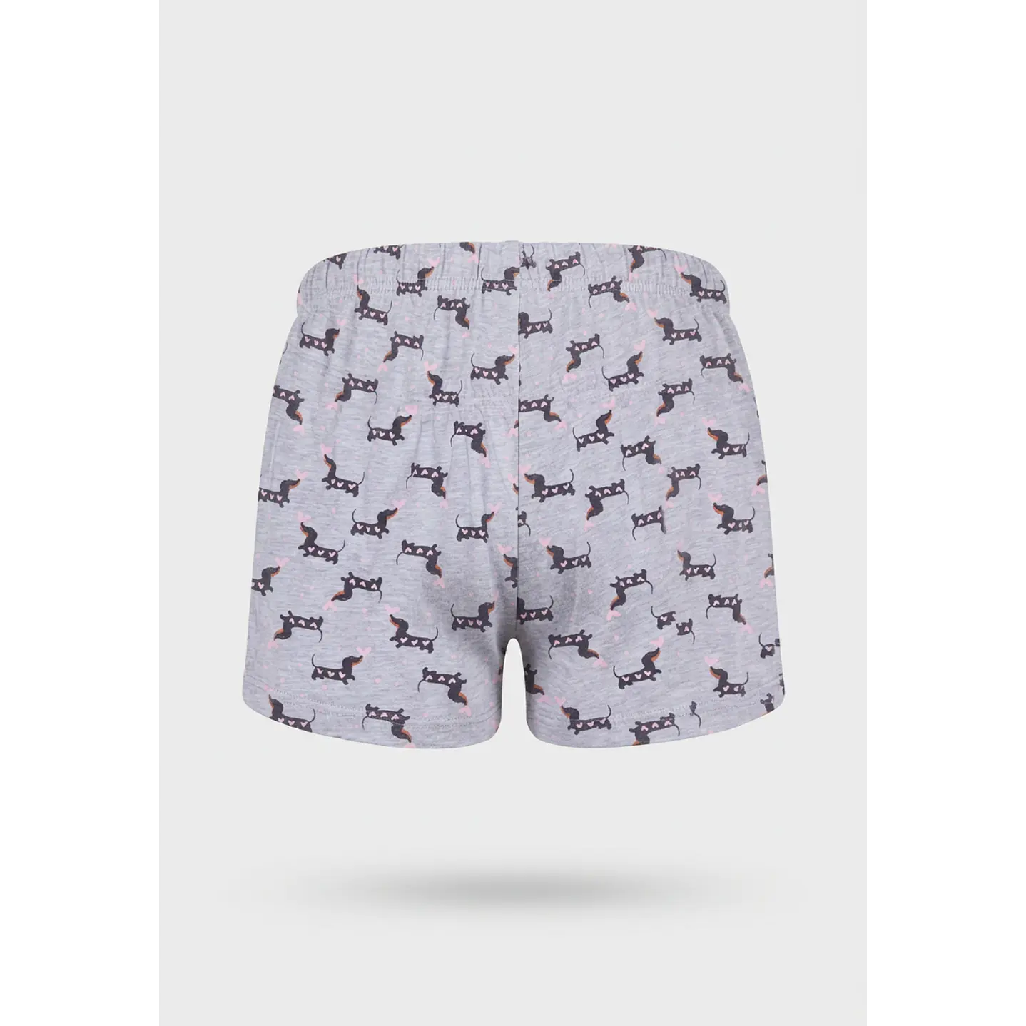 Pijama Corto Salchicha Mujer Rosado 4