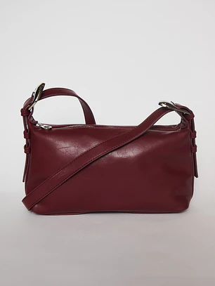 Cartera Crossbody Mujer Burdeo