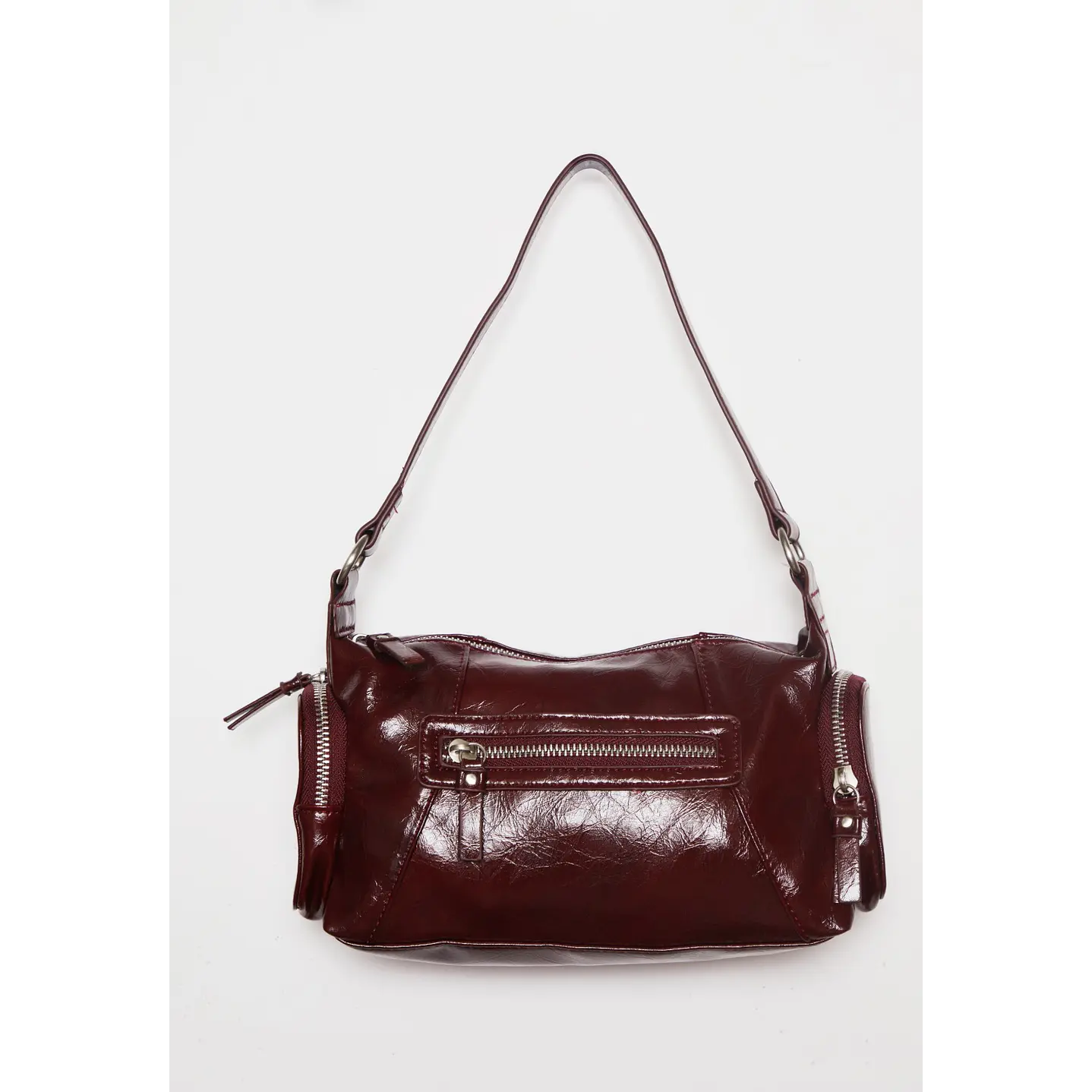 Cartera Bolsillos Mujer Burdeo 1
