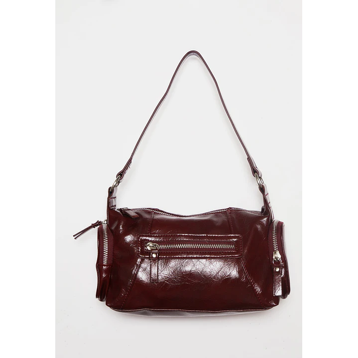 Cartera Bolsillos Mujer Burdeo 1