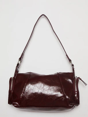 Cartera Bolsillos Mujer Burdeo