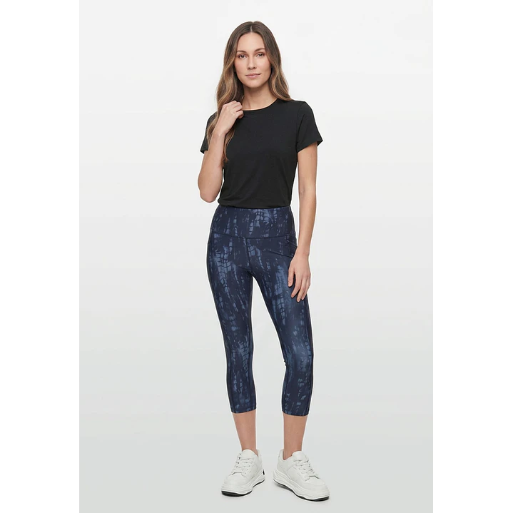 Calza Capri Active Mujer Azul 4