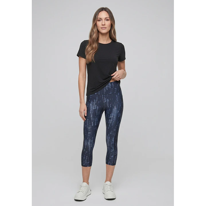 Calza Capri Active Mujer Azul 3