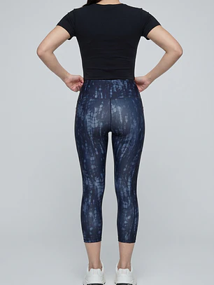 Calza Capri Active Mujer Azul