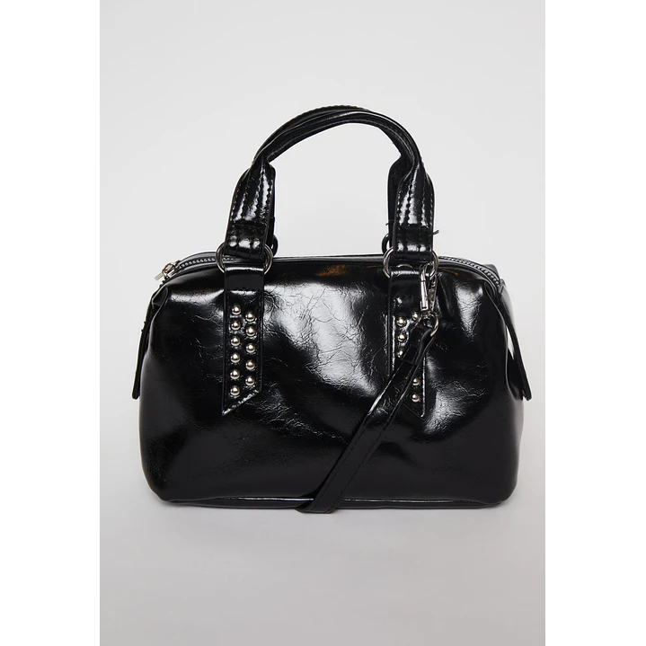 Cartera Tachas Mujer Negro 3