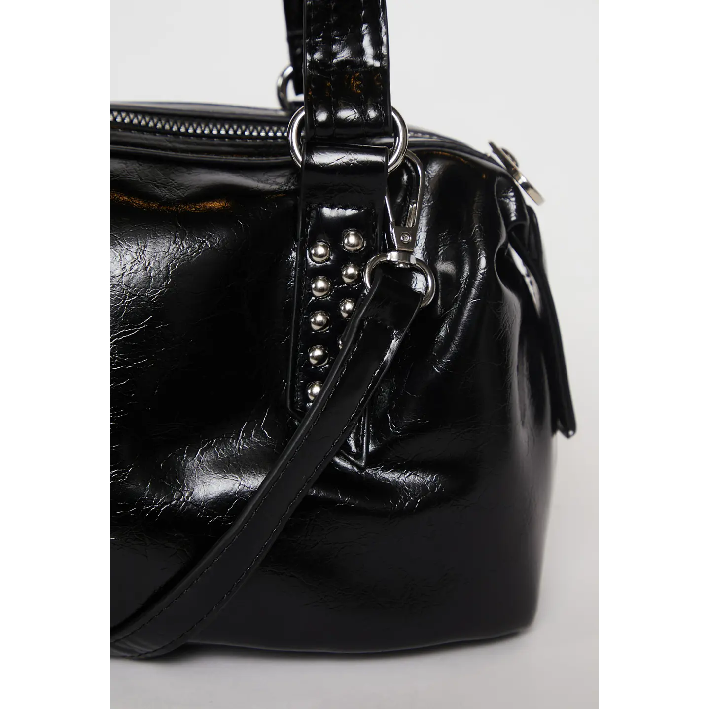 Cartera Tachas Mujer Negro 2