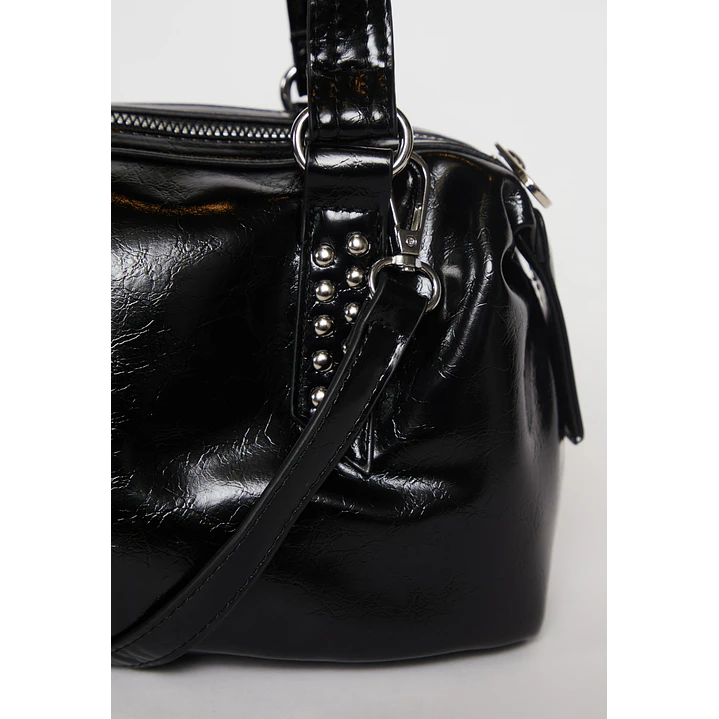 Cartera Tachas Mujer Negro 2