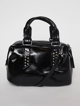 Cartera Tachas Mujer Negro
