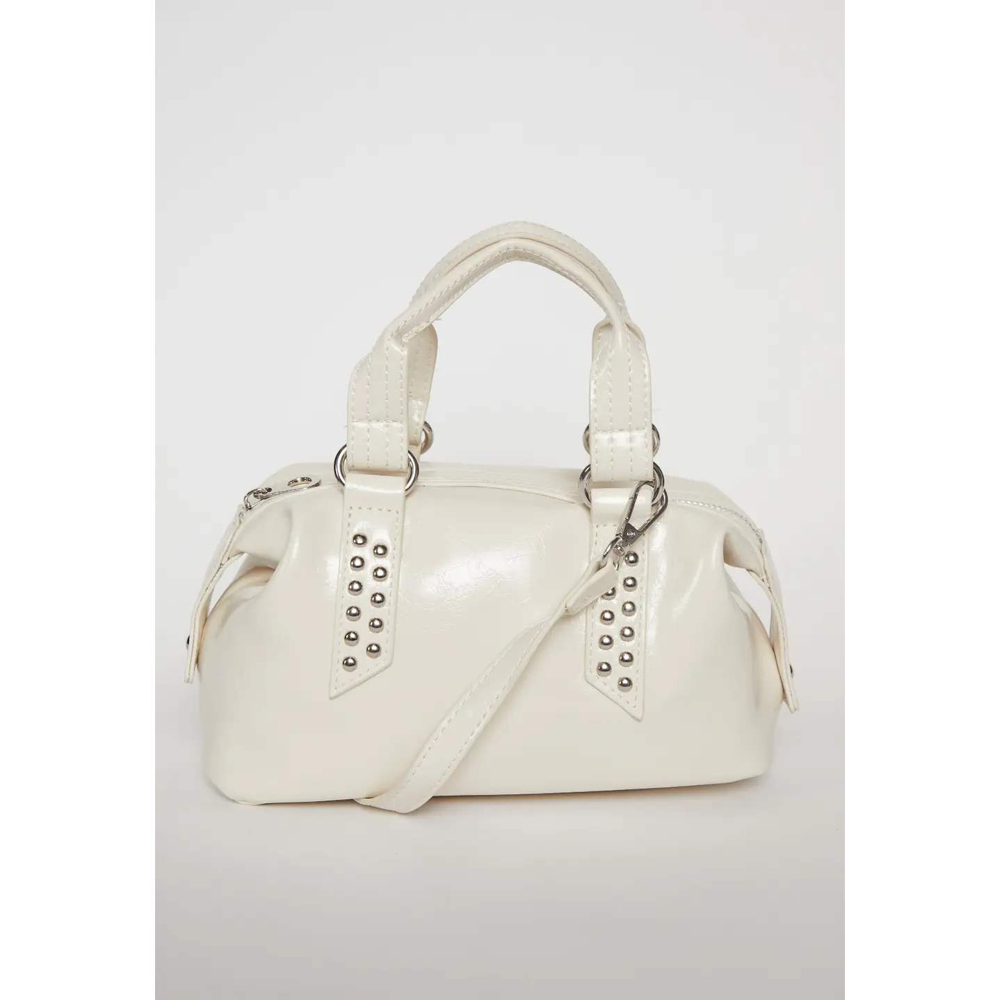 Cartera Tachas Mujer Crudo 1
