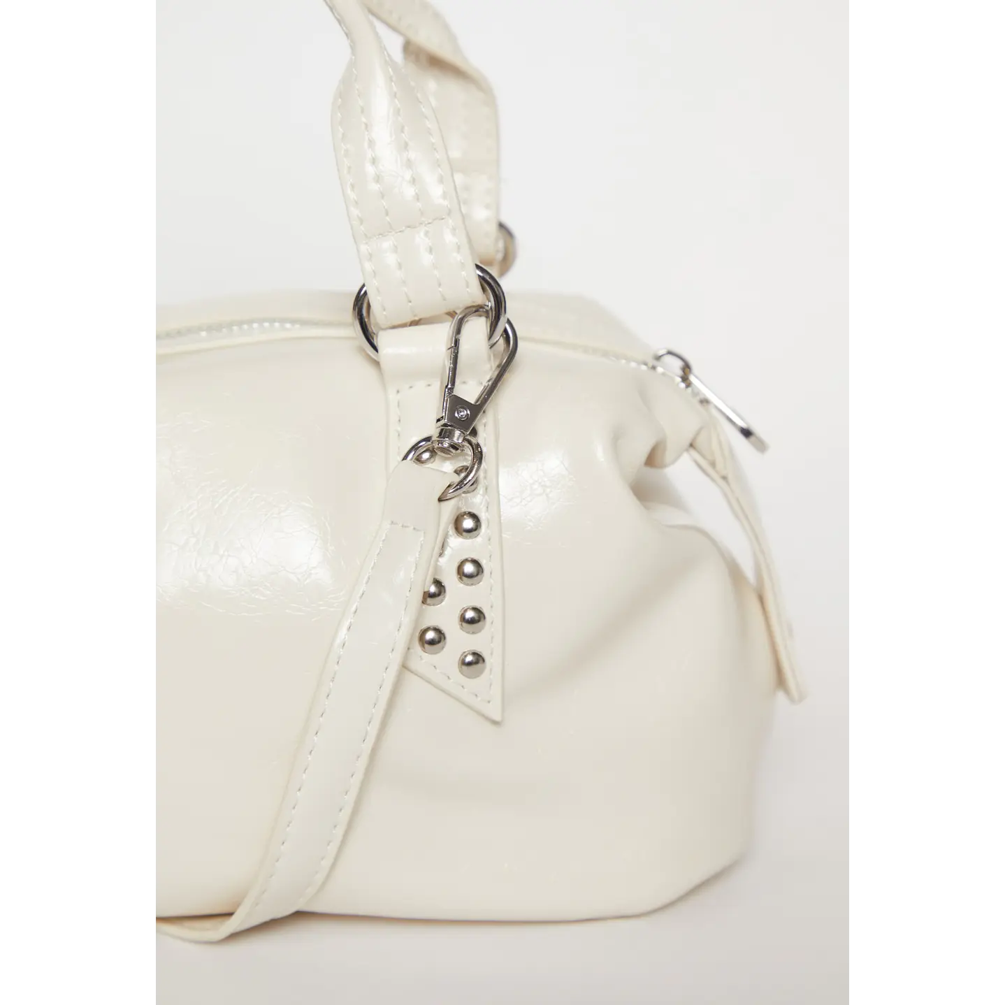 Cartera Tachas Mujer Crudo 2