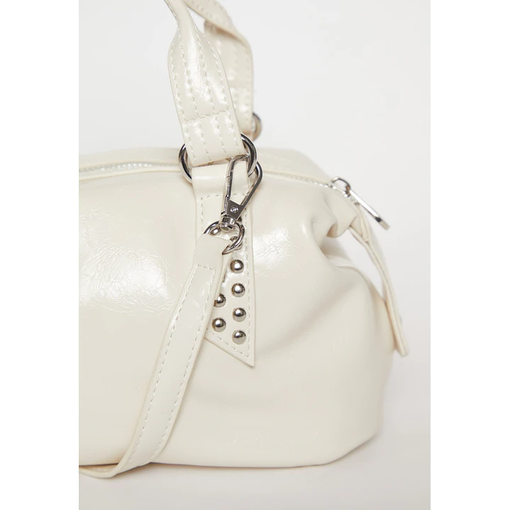 Cartera Tachas Mujer Crudo 2