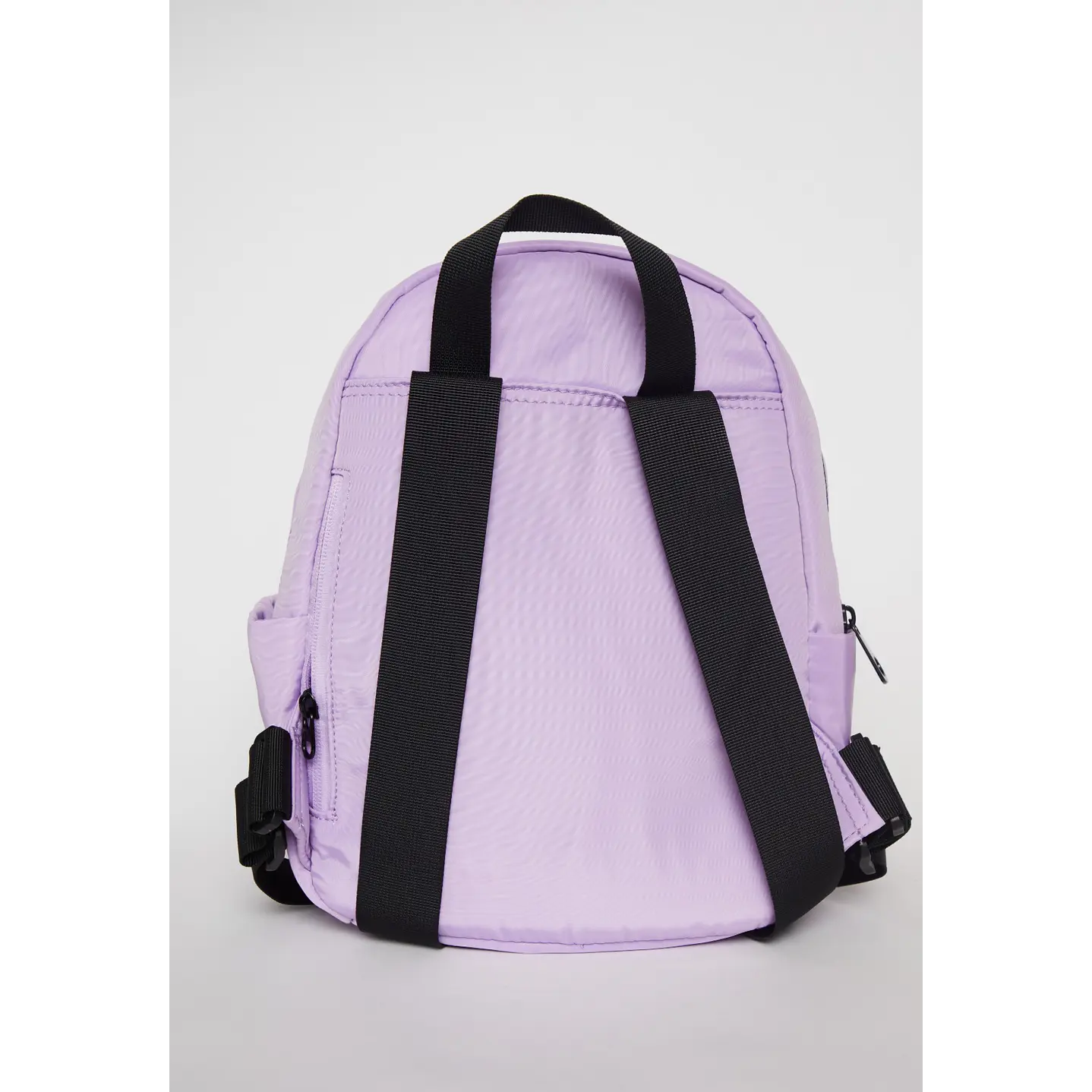 Mochila Cartera Tela Acolchada Mujer Lila 3