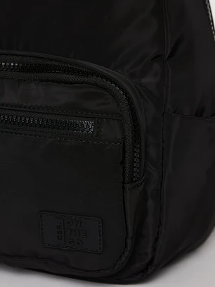 Cartera Tela Acolchada Mujer Negro
