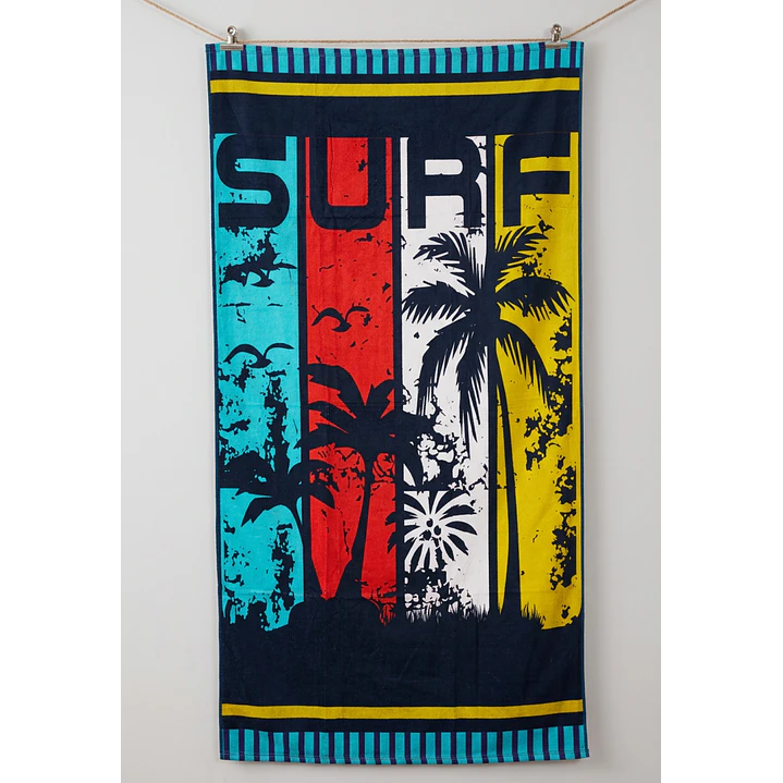 Toalla Surf Hombre Azul 1