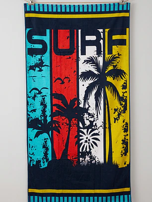 Toalla Surf Hombre Azul